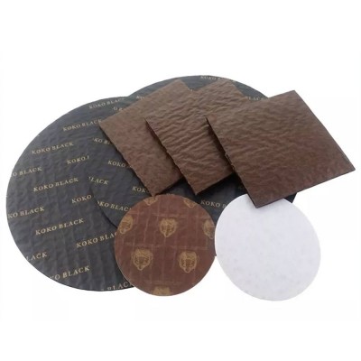 Custom Logo Paper Cushion Pad Chocolate Candy Sheet Food Burger Sandwich Greaseproof Parchment Baking Food Wrapping Paper